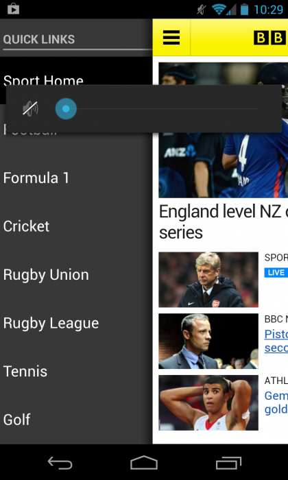 BBC Sport Android SS