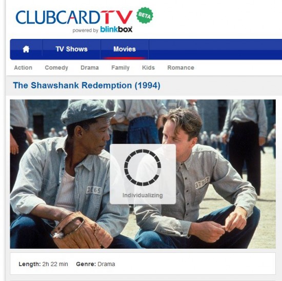 Clubcard TV Shawshank