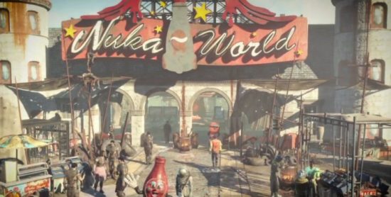 The welcoming gates of Nuka-World