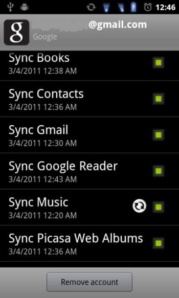 Android Honeycomb’s Music app contains Cloud Music Sync feature