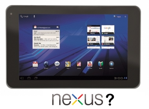 Is LG making Google an Android Nexus tablet?