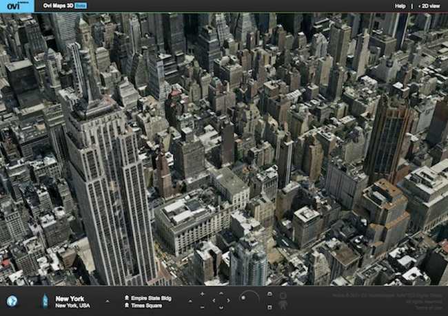 Nokia launches new 3D beta for Ovi Maps