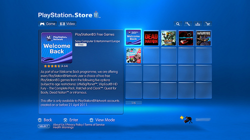 PlayStation Store “Welcome Back” content now available