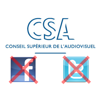 French regulators ban use of “Facebook” and “Twitter” in television & radio broadcast
