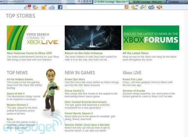 E3 2011: Microsoft conference leaked: Halo 4, Voice Search and Kinect Sports Season