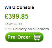 Zavvi list Nintendo Wii U at £399.85 for delivery 20 July 2012