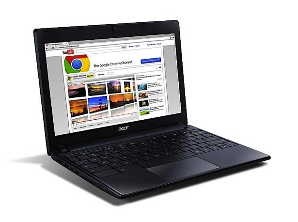 The Acer AC700 Google Chrome OS sporting Laptop