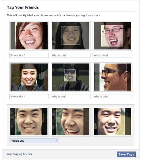 Facebook turns on ‘Facial Recognition Tag Suggestions’