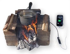 Japanese USB charger in the form of cooking pot – campfire charges your iPhone