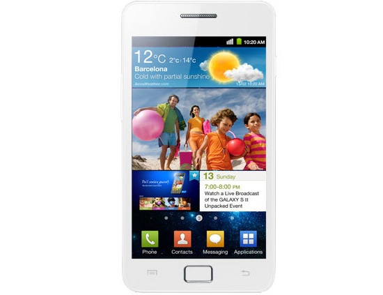 Android Samsung Galaxy S2 White and NFC coming soon?