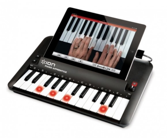 Plug Your iPad Into the ION Piano Apprentice and Learn to Play!