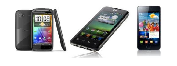 Samsung Galaxy S II vs HTC Sensation vs LG Optimus 2X – Battle of the Dual-Core Smartphones