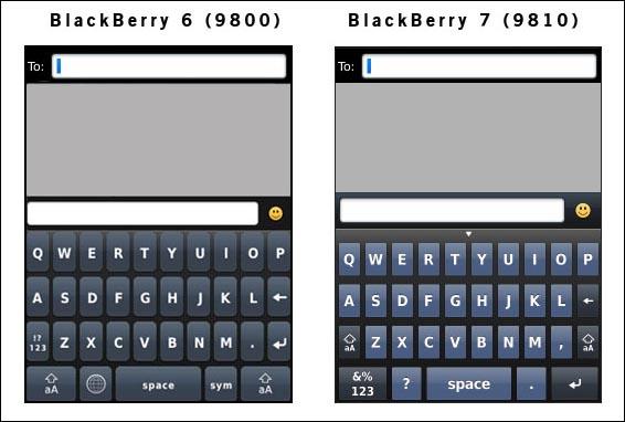 BlackBerry 7 OS keyboard set for PlayBook-style refresh