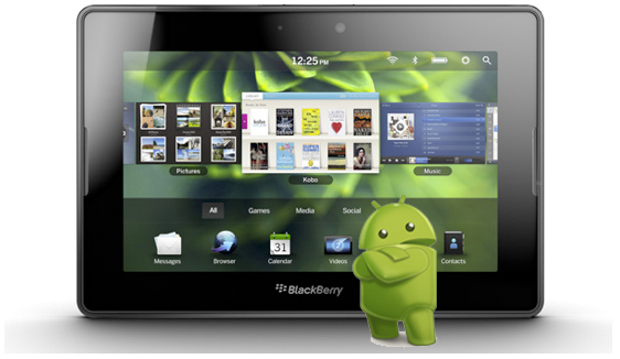 Android app player leaked for Playbook