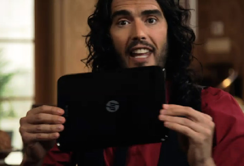 Russell Brand becomes face of HP TouchPad launch