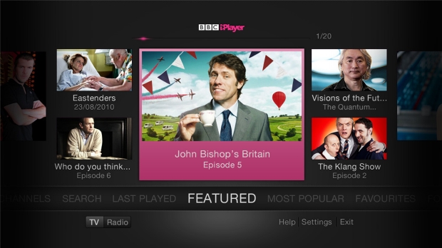 BBC Launches New iPlayer for PS3 and Internet TVs