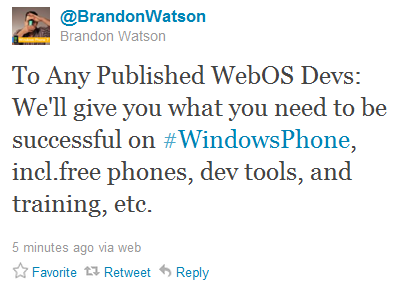 Microsoft offers free Windows Phone tools to developers following death of WebOS
