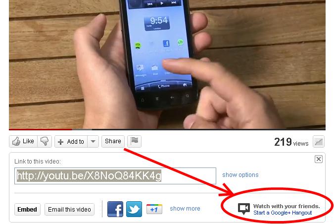 You Can Now Watch YouTube Videos in a Google+ Hangout – G+ Gets Updates