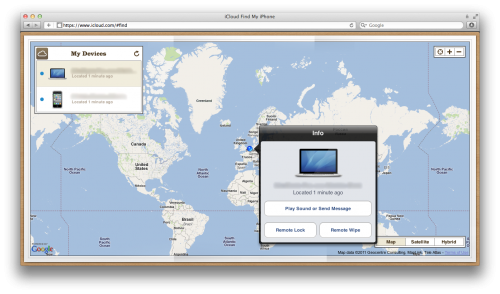 Find My Mac to feature in iCloud