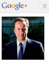 British Prime Minister & Political Party Leaders hang out on Google+