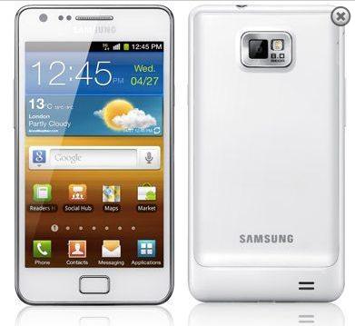 White Samsung Galaxy S II Now Available in the UK