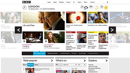 BBC Launches New Homepage for PC, Smartphones and Tablets