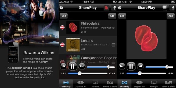 Bowers & Wilkins Zeppelin Air App for Apple Airplay Devices Goes Live