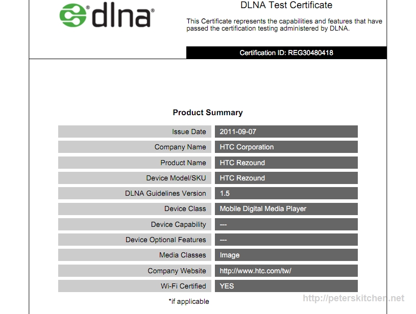 HTC ‘Rezound’ gets DLNA certification – But what is it?