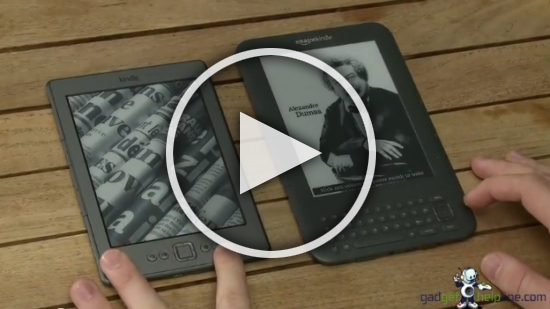 New Amazon Kindle vs. Kindle Keyboard 3G Comparisons and Review Video