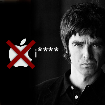 Noel Gallagher slams iPhone 4S – Ex-Oasis man calls Apple owners cockneys and ****s!
