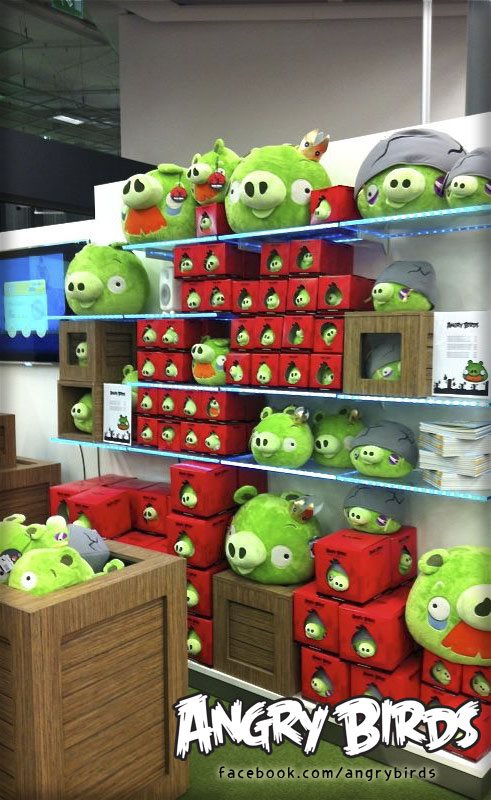 First Angry Birds shop opens in Helsinki, Finland!