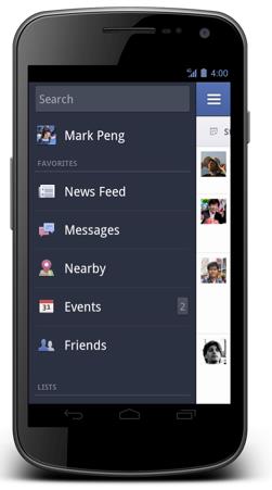 Facebook Android App Gets Updated, Has New Look Just Like iPhone