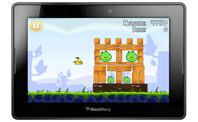 All 3 Versions of Angry Birds Land on BlackBerry PlayBook