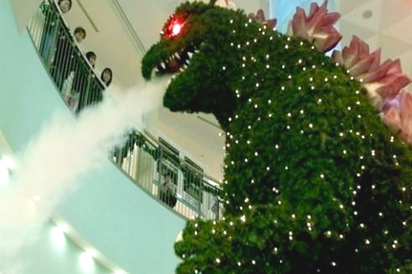 The Only in Japan! Christmas Special: Robotic Godzilla Christmas Trees Rampaging the Far East!