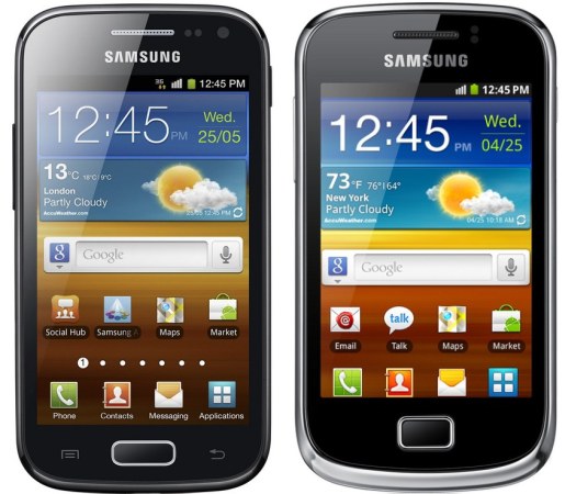 Samsung Galaxy Ace 2 and Galaxy Mini 2 Officially Unveiled