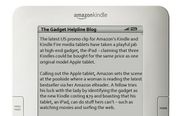 New US Advert for Kindle & Kindle Fire Pokes Fun at Pricey Apple iPad