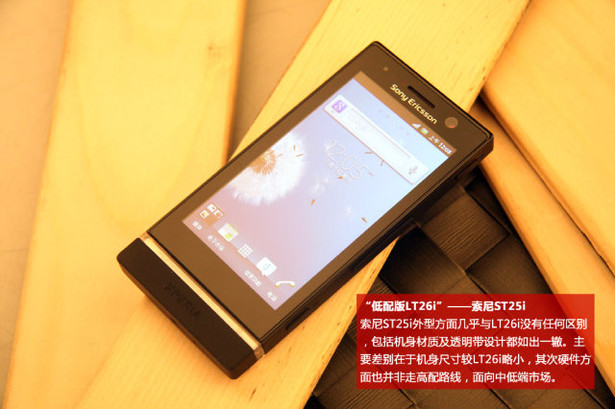 Sony Xperia U Smartphone Pictured Alongside Xperia S