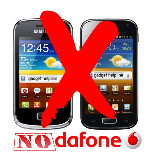 Vodafone Will NOT Stock Samsung Galaxy Ace 2 or Mini 2 on Release Day