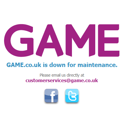 GAME.co.uk Down “For Maintenance” – Administrators Issue Statement Via Website