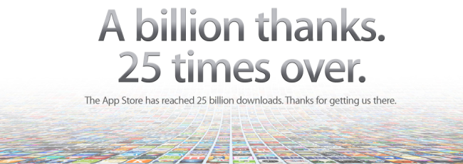 Apple App Store Hits 25 Billion Downloads, ‘Where’s My Water?’ is 25 Billionth App Downloaded