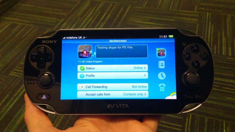 Hands On With Skype for the PS Vita