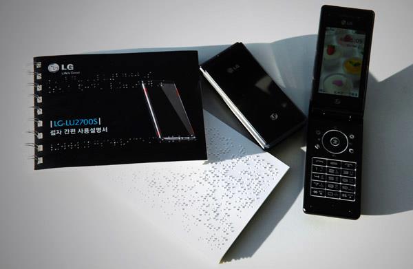 LG Announces Mobile Handset for Visually Impaired Users – Includes Voice Commands & Braille Manual