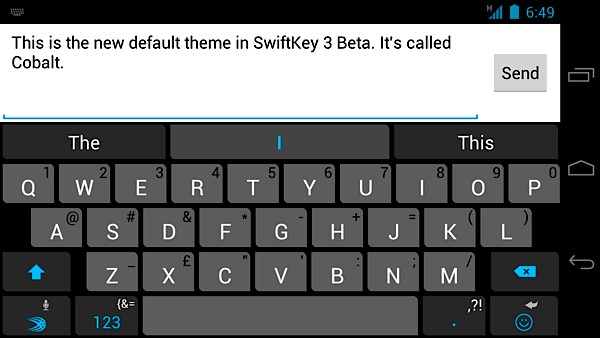 SwiftKey 3 Beta Launches, No Space Bar Required