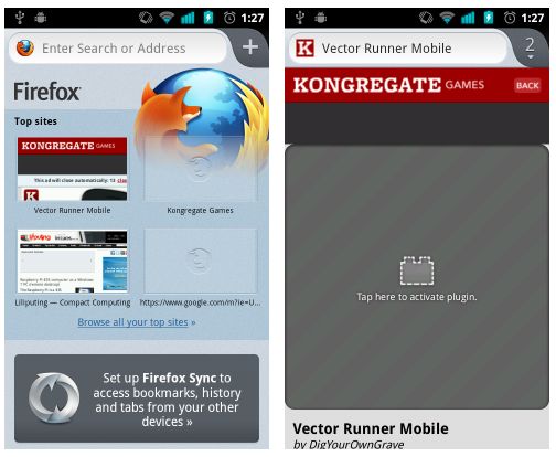Firefox 14 Beta for Android Released with New User Interface and Flash Support