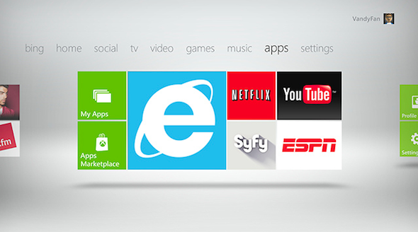 Microsoft Testing Modified Version of Internet Explorer On Xbox 360, Report Suggests