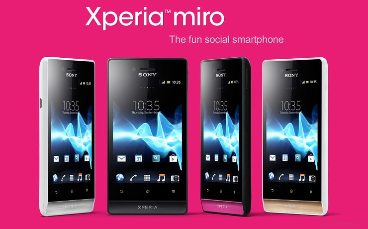 Affordable Xperia miro Social Smartphone Outed by Sony
