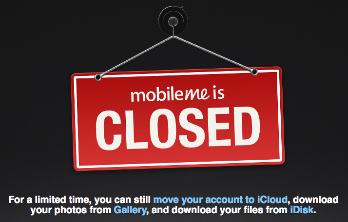 Apple Closes Down MobileMe, iCloud Migration and Downloads Offered