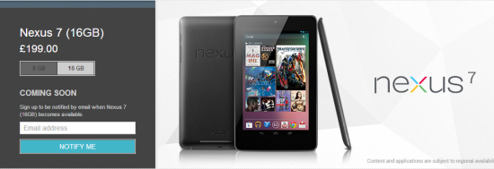 32GB Google Nexus 7 Jelly Bean Tablet sent to Japanese Customer