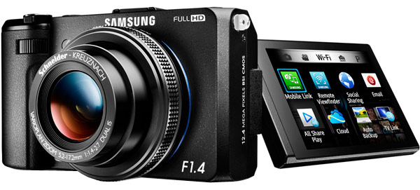 Samsung EX2F Point and Shoot Camera Offers Smart Features Plus f/1.4 Lens