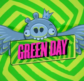 American Punk Band Green Day Appears in Angry Birds Friends on Facebook!